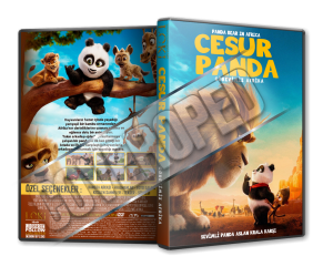 Cesur Panda Görevimiz Afrika - Panda Bear in Africa - 2024 Türkçe Dvd Cover Tasarımı